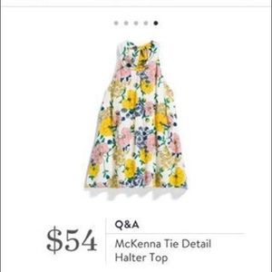 Stitchfix Q&A McKenna floral halter top